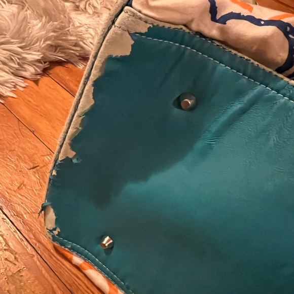 VINTAGE COACH RAINBOW SCRIBBLE WEEKEND DUFFEL BAG. - Picture 3 of 9